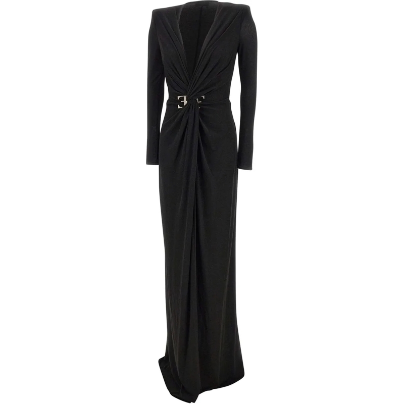 Elisabetta Franchi Robe midi Dresses Black schwarz