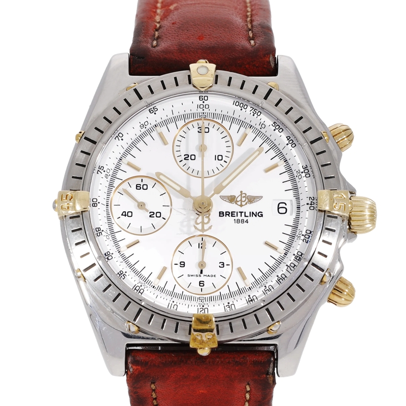 Breitling Automatikuhr Chronomat Weiß