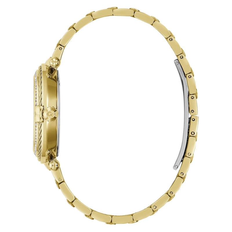 GC Quarzuhr Quarz-Analoguhr Gc Vogue Cable gelb(Image 2)