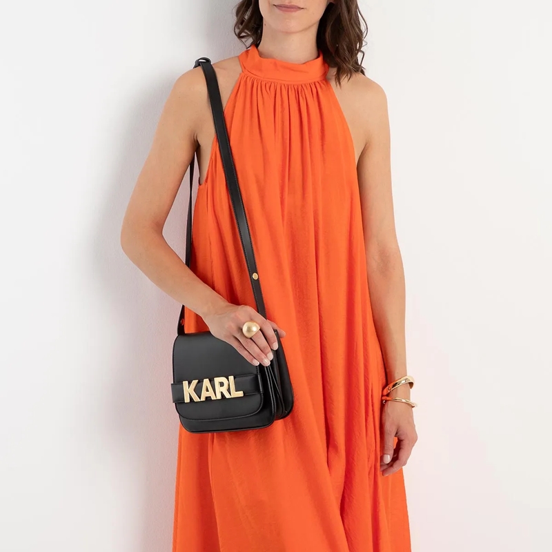 Karl Lagerfeld Sac à bandoulière K/Letters Flap Crossbody Black(Image 3)