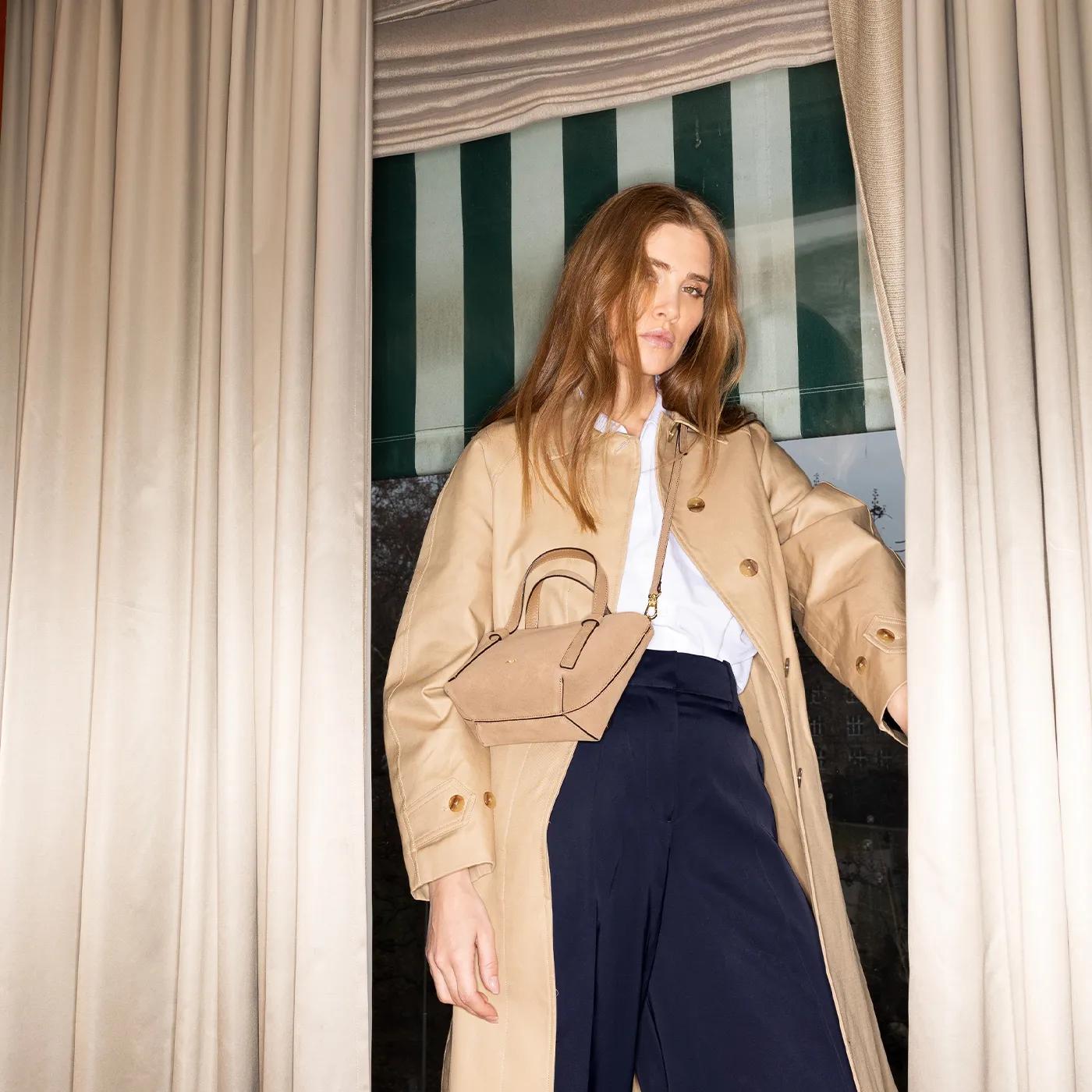 Thumbnail - Abro Crossbody Bags - Handtasche COSMO - Gr. unisize - in Cognacbraun - für Damen