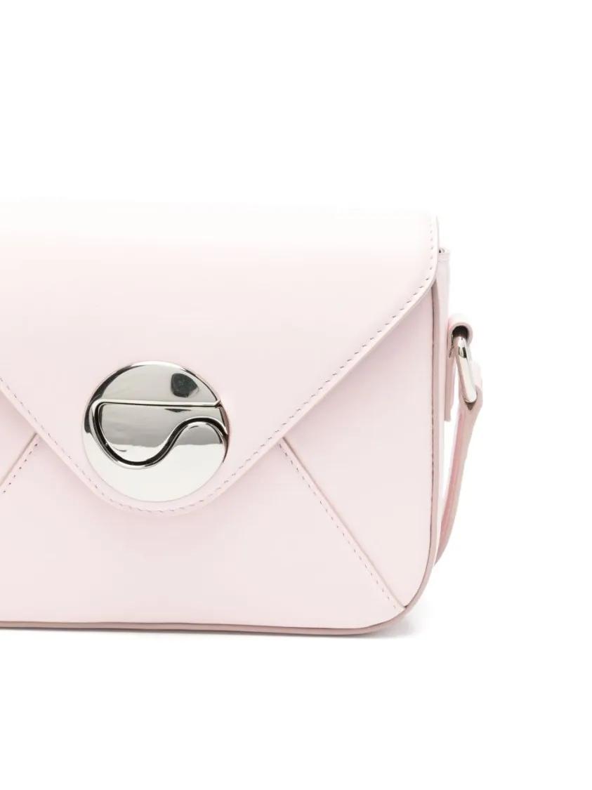 Coperni Hobo bags Light Pink Shoulder Bag With Clasp Fastening And A in roze