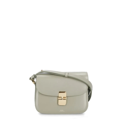 A.P.C. Grace Shoulder Bag Green Axelremsväska