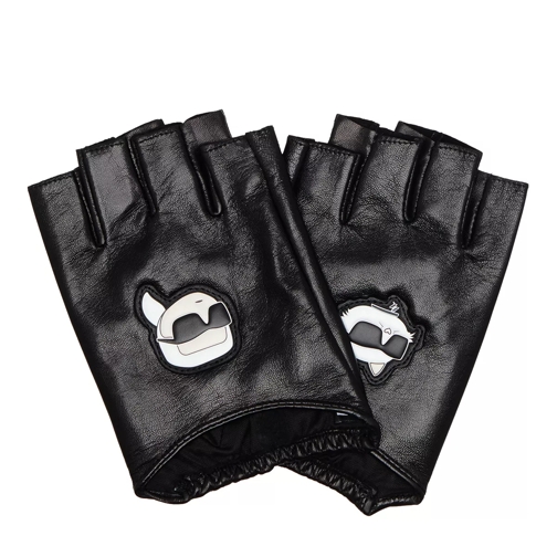 Karl Lagerfeld K/Ikonik 2.0 Fingerless Glove Black Handschuh