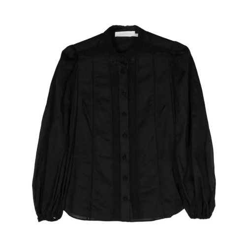 Zimmermann Halliday Cotton Shirt Black 