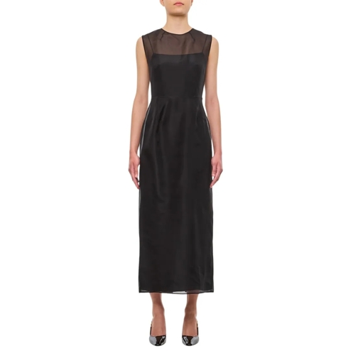 Gabriela Hearst Midi-Kleider Maslow Dress Black