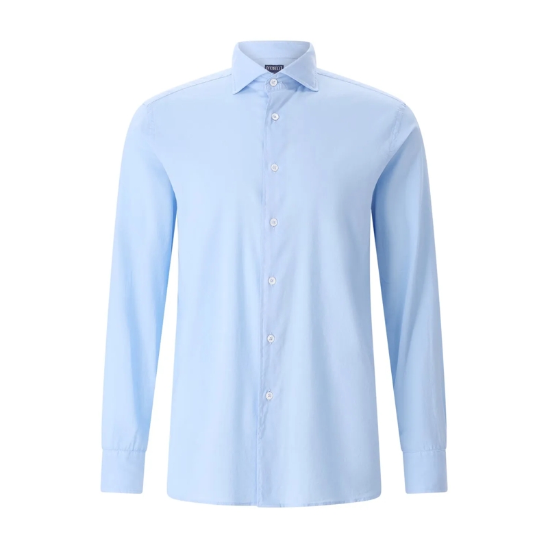 Fedeli Chemise Hemd aus Baumwolle blau