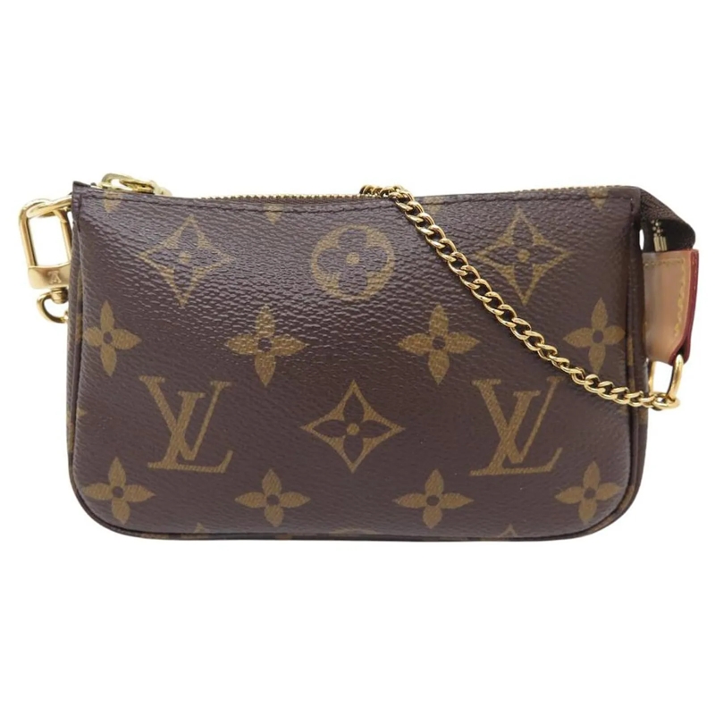 Louis Vuitton Clutch NEUE HANDTASCHE LOUIS VUITTON MINI POCHETTE ACCESS braun