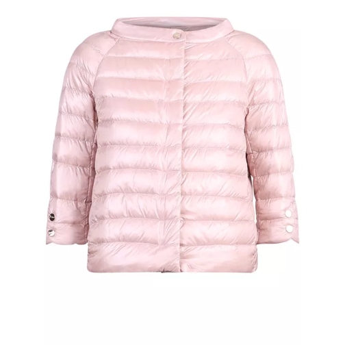 Herno Nylon Padded Cape Jacket Pink Donzen jassen