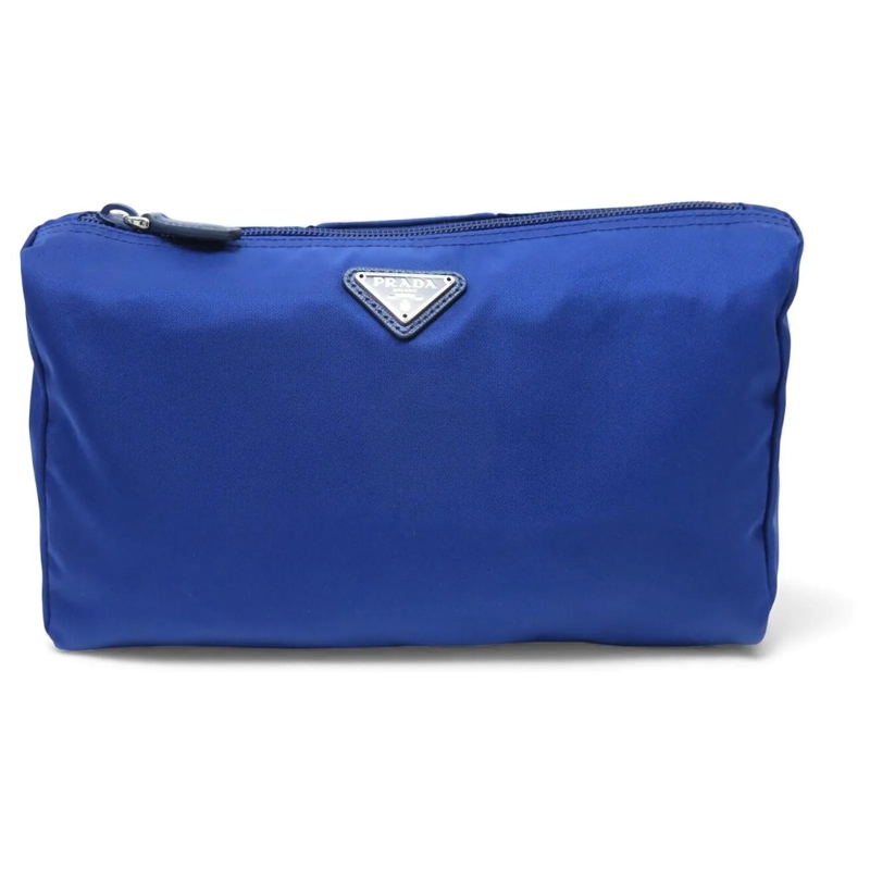Prada Clutch NEUE PRADA TOILETTENETZ NECESSAIRE TESSUTO 1NA012  blau