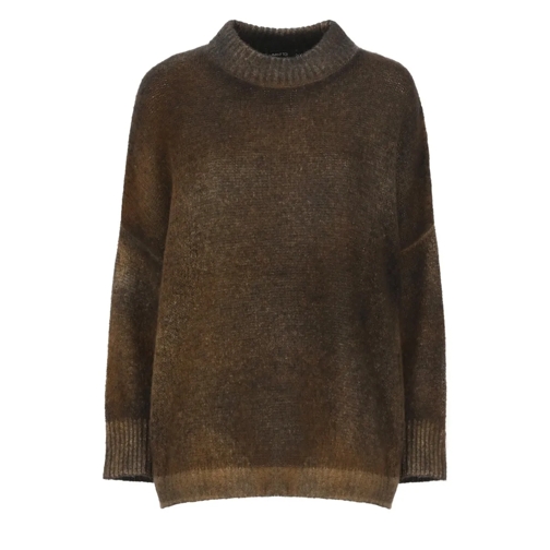 CALIBAN Pullover Cashmere And Silk Sweater Brown