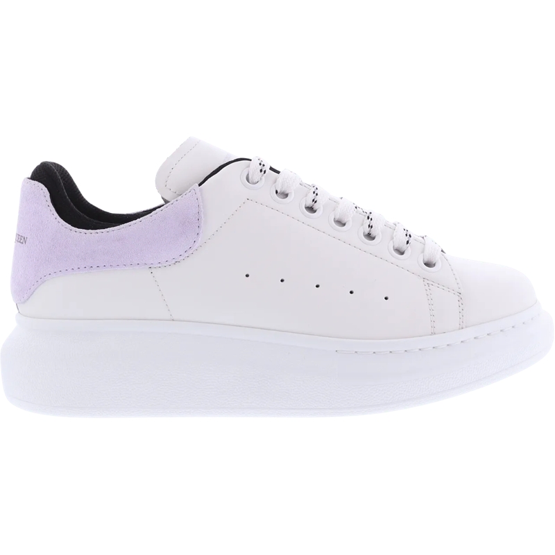 Alexander McQueen Lage-top sneaker Dames Oversized Sneaker Wit/Lila weiß