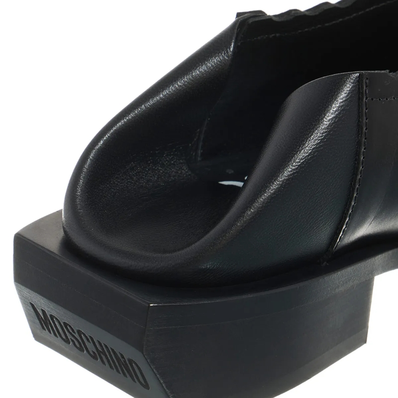 Moschino Mules Scarpa Donna Nero(Image 3)