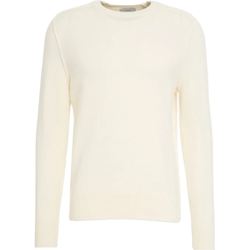 Paolo Pecora  Virgin wool sweater weiß