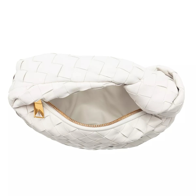 Bottega Veneta Hobo Bag Mini Jodie White(Image 5)