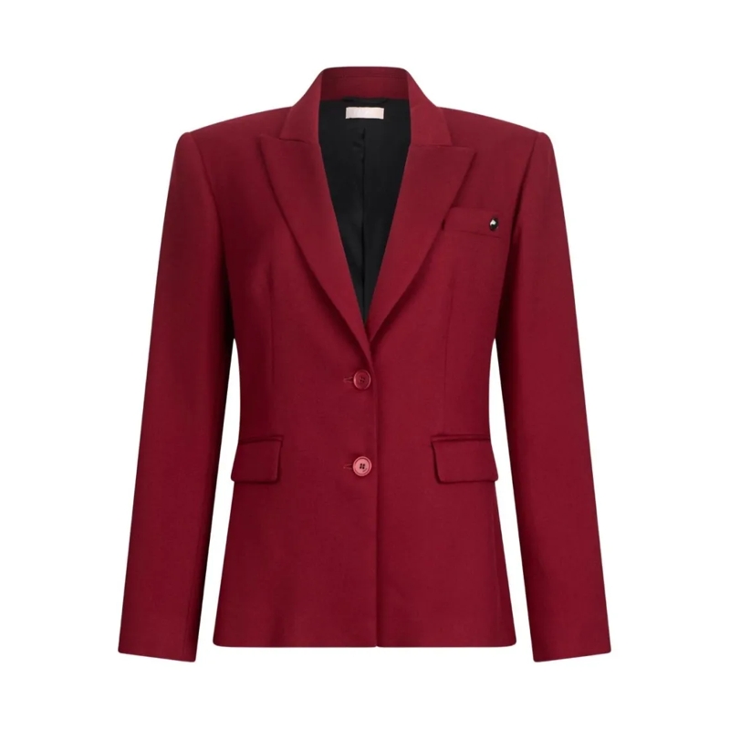LIU JO Blazer Sophisticated Tailored Grey Jacket Red