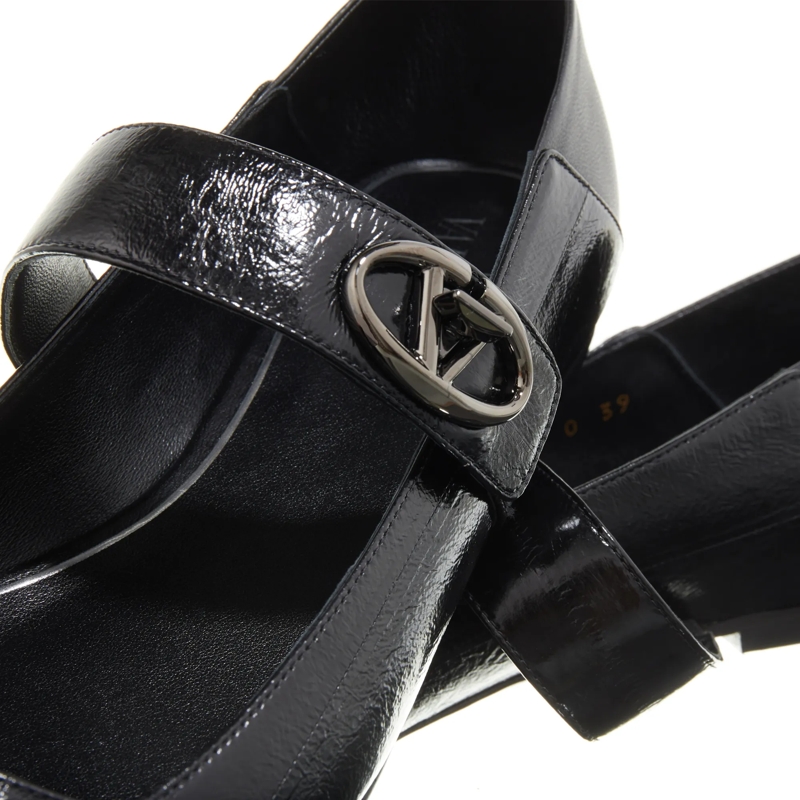 Valentino Garavani Ballerinas Ballerina Vlogo Nero(Image 4)