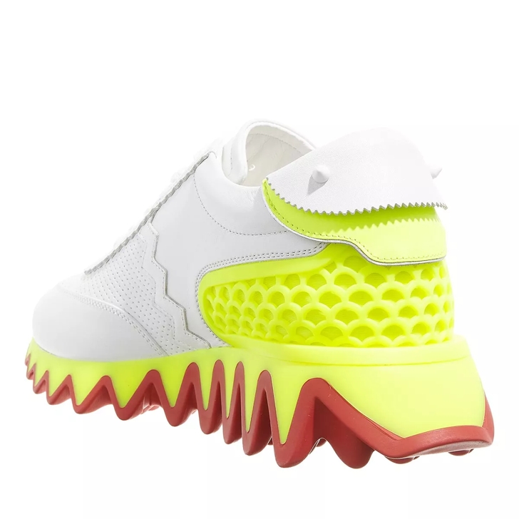 Yellow louboutin hot sale sneakers