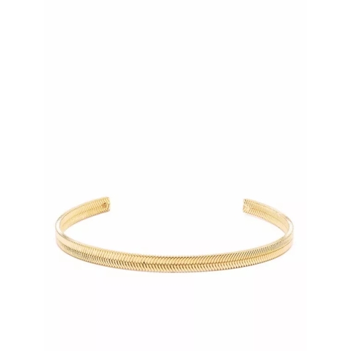 Federica Tosi Metal Rachel Textured Choker Gold 