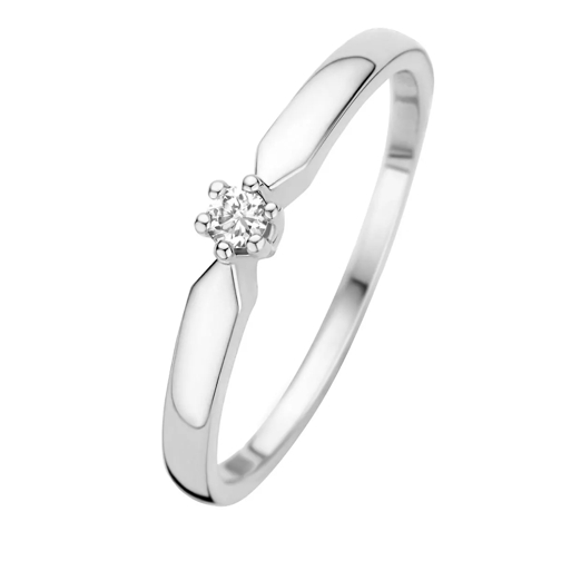 Isabel Bernard De la Paix Emily 14 karat ring | diamond 0.05 ct White gold Anello con diamante