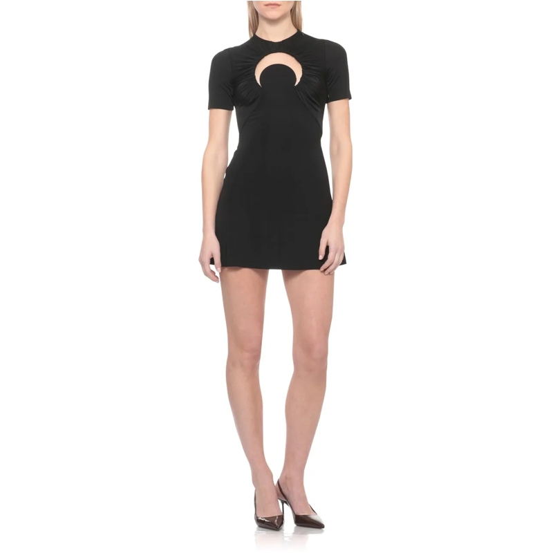Marine Serre Mini-robe Dresses Black schwarz(Image 5)