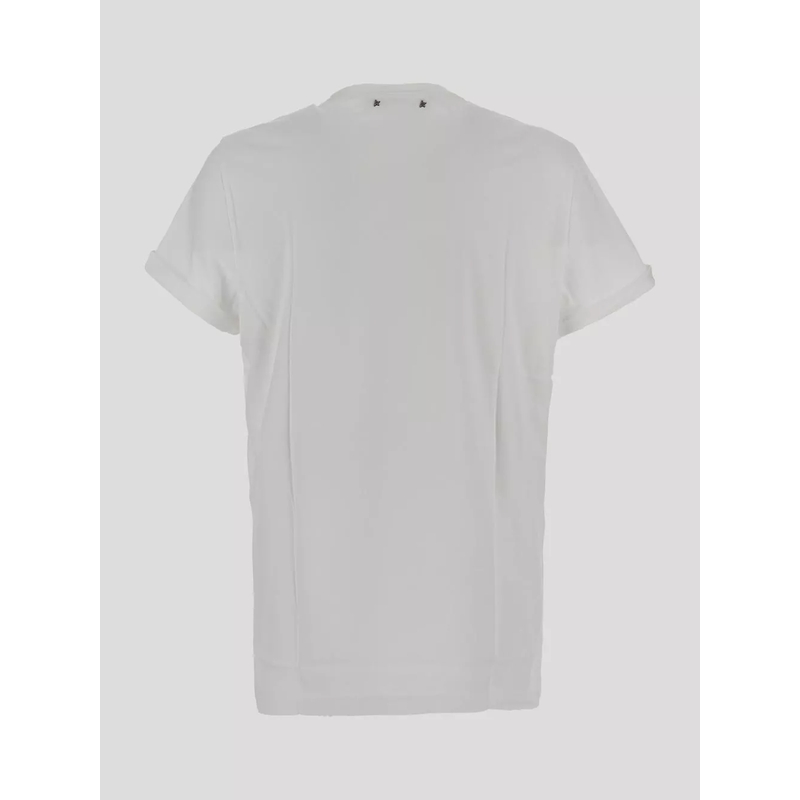 Golden Goose  Golden M's Regular T-Shirt White(Image 2)