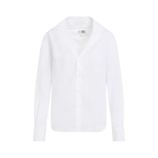 MM6 Maison Margiela White Cotton Shirt White 