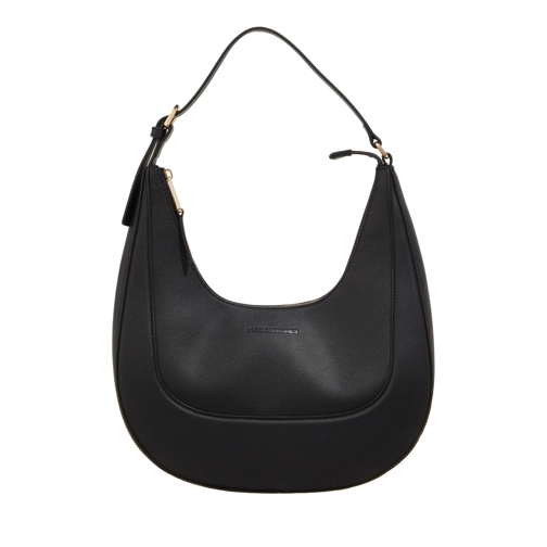 LES VISIONNAIRES Claire Structure Black Hobo Bag