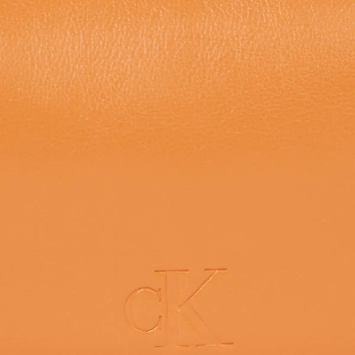 Calvin Klein Crossbody bags Knotted Handtasche in oranje