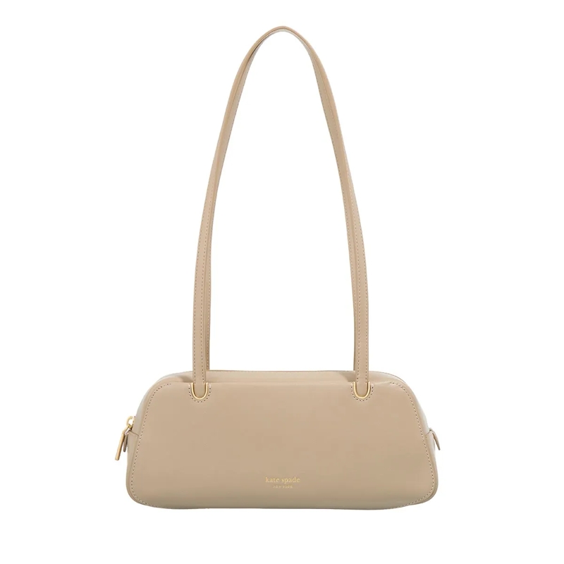 Kate Spade New York Schultertasche Grace Fine Grain Leather East-West Shoulder Timeless Taupe