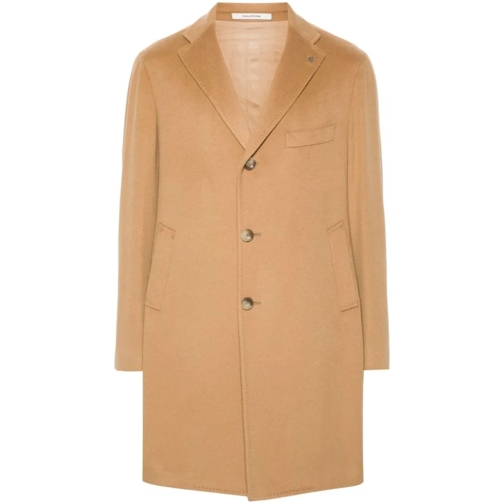 Tagliatore Übergangsjacke Wool Coat Brown