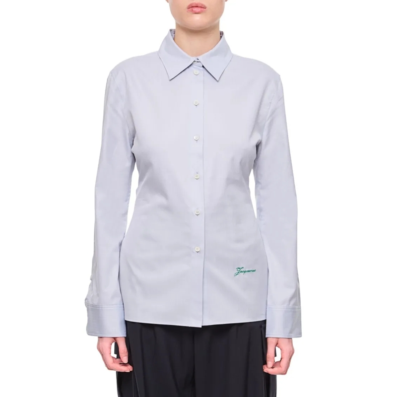 Jacquemus Overhemd Tailored Light Blue Shirt Blue