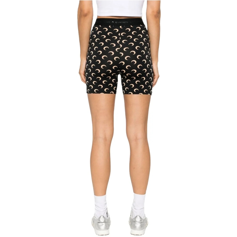 Marine Serre Shorts Shorts Nero schwarz(Image 2)