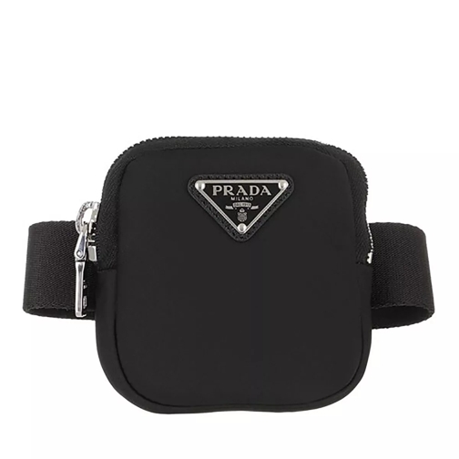 Prada Triangle Logo Belt Bag Black Sac de ceinture