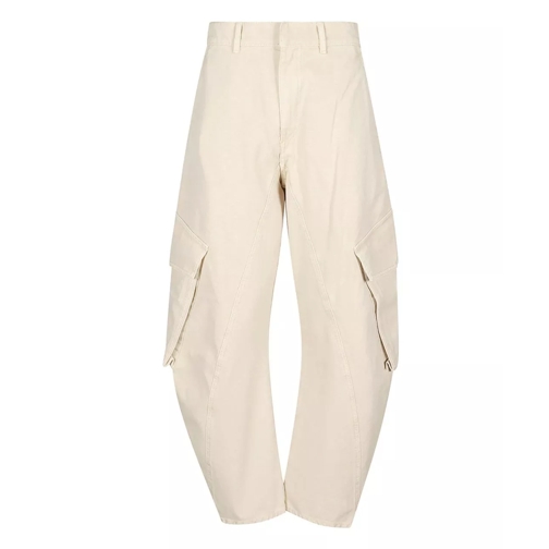 J.W.Anderson JW ANDERSON Sandfarbene twisted Cargohose mehrfarbig 