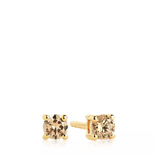 Sif Jakobs Jewellery Princess Piccolo Earrings 18K Yellow Gold Plated Clou d'oreille