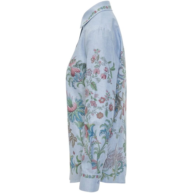 Etro Chemisier Reg Button-Up Shirt hellblau(Image 3)
