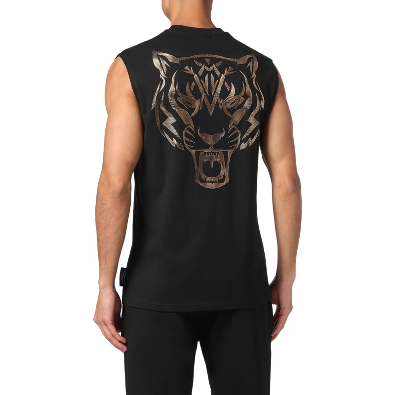 Plein Sport Top Tank-Top Tiger schwarz(Image 2)
