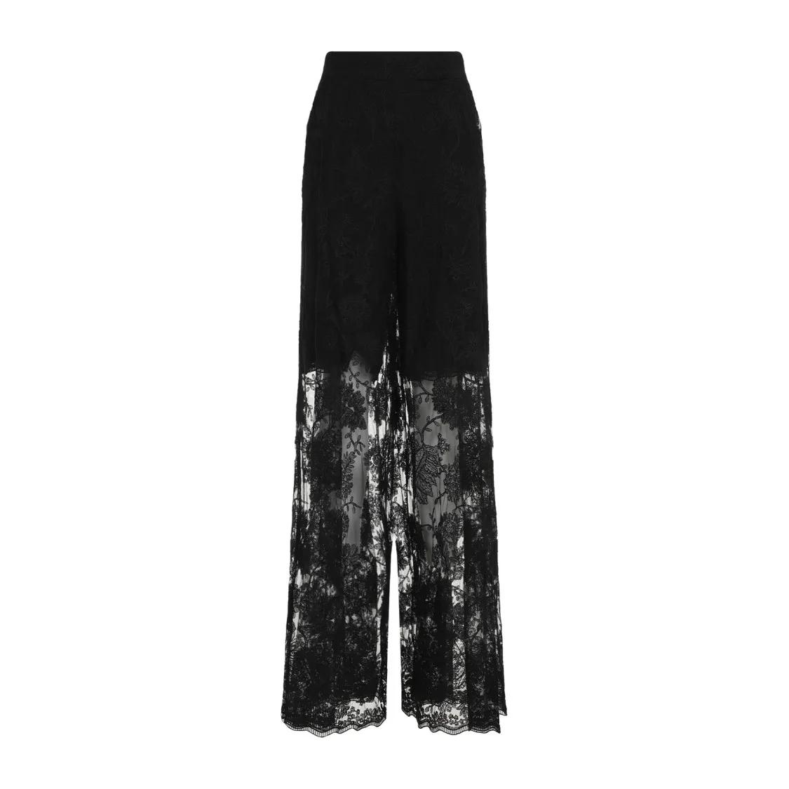 Ermanno Scervino - Polyester Pants - Größe 38 - schwarz