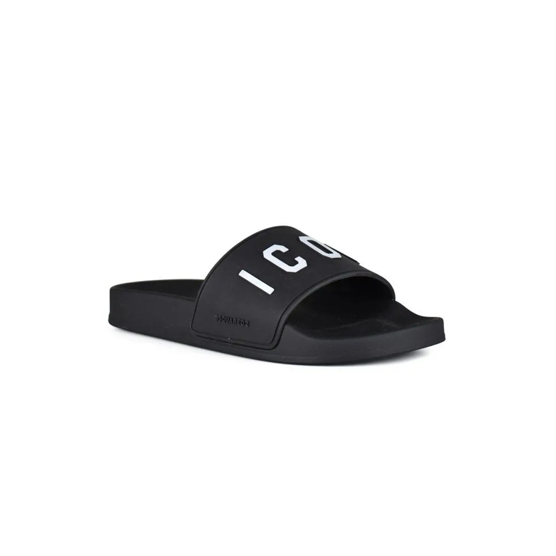Dsquared2 Ballerinas Icon Slides Black