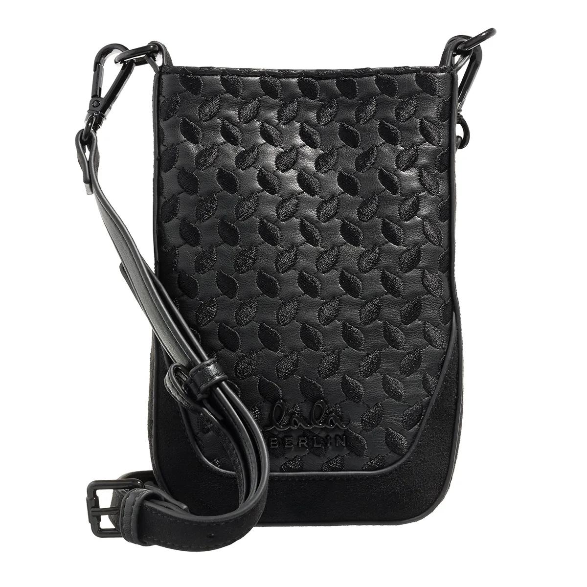 Lala Berlin Crossbody Bags - Flat Crossbody Milwa - Gr. unisize - in Schwarz - für Damen