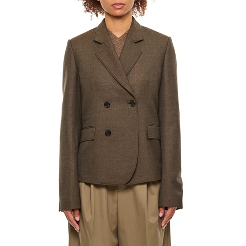 Loewe Blazer Double Breasted Short Jacket Green