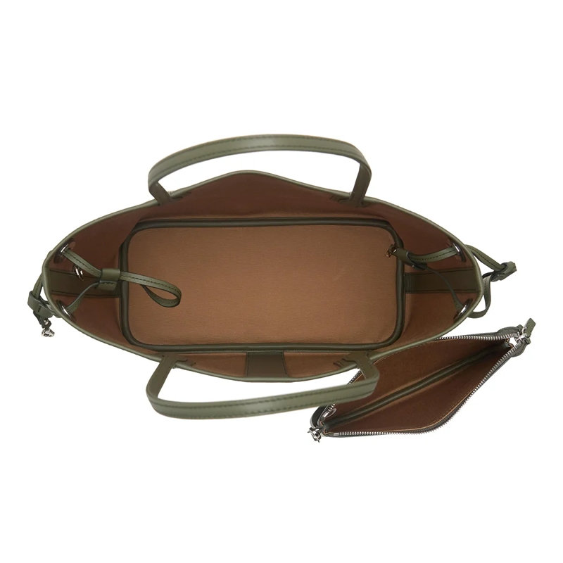 MCM Shopper Liz Vi Shopper Small Khaki Moss(Image 6)