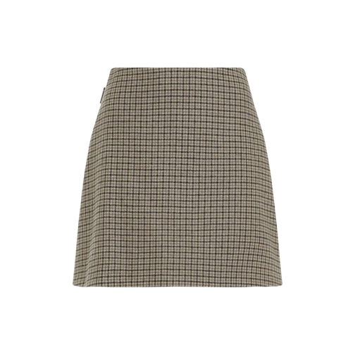 Moncler Virgin Wool Mini Skirt Black Mini-Röcke