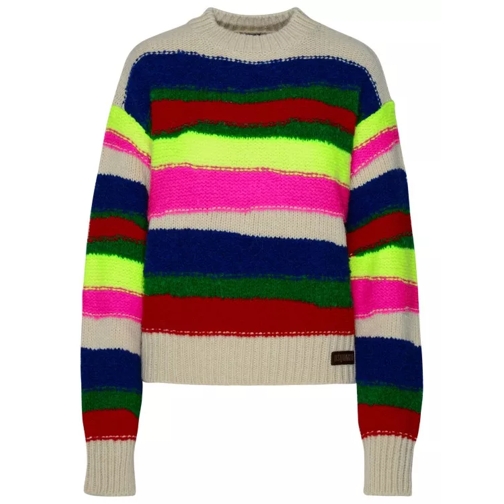 Dsquared2 Multicolor Alpaca Blend Sweater Multicolor 