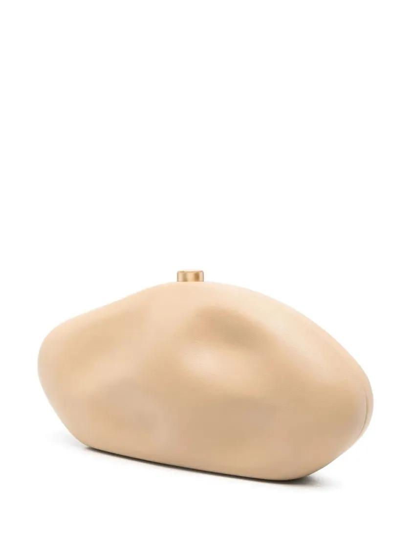 Cult Gaia Clutches The Caldera Clutch Bag in beige
