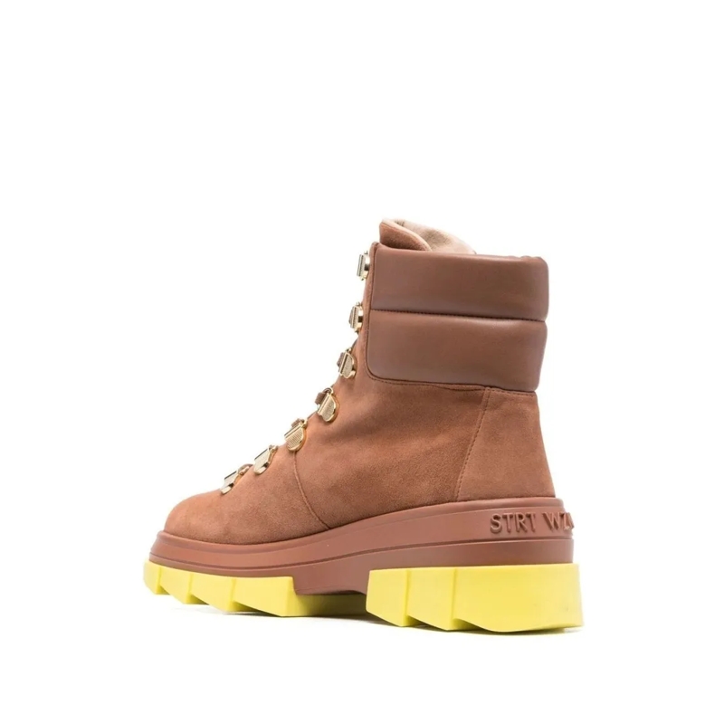 Stuart Weitzman Bottes Noho Hiker Bootie Brown