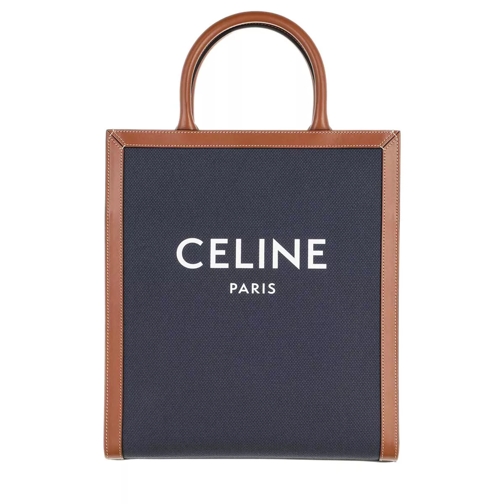 Celine Small Vertical Cabas Tote Bag Blue Tote