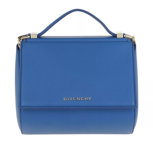 Givenchy Mini Pandora Box Bag Leather Blue Cross body-väskor