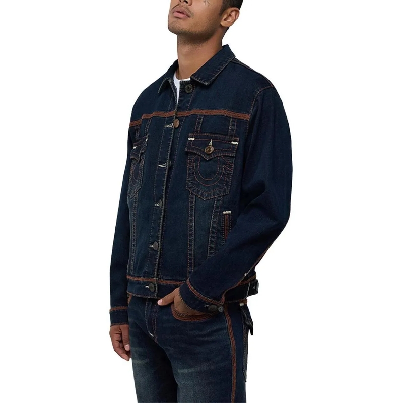 True Religion Jeansjacke Jeansjacke blau(Image 2)